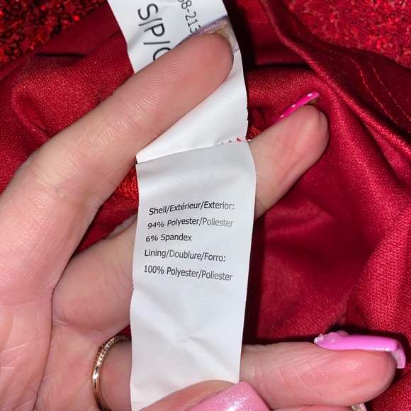 Forever 21 Sparkling Red Mini Dress - Picture 3 of 4